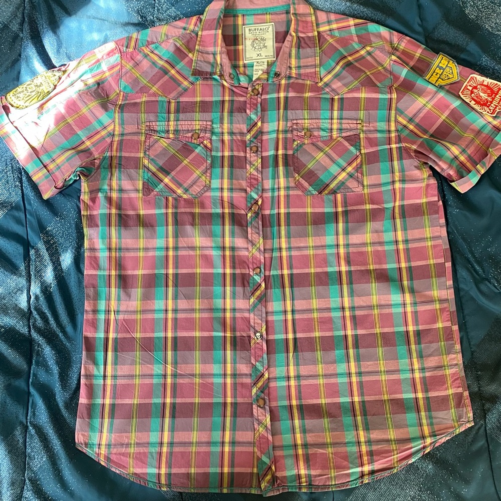 Buffalo short sleeve button up